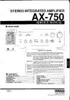 Yamaha AX-750-Service-Manual 